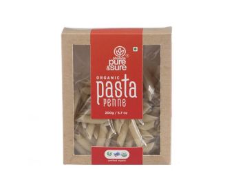 PURE & SURE ORGANIC PASTA PENNE 200GM