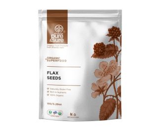 PURE & SURE ORGANIC FLAX SEEDS 150GM