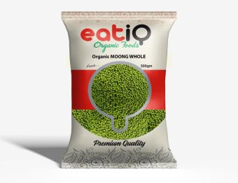 ORGANIC MOONG WHOLE - 500GM