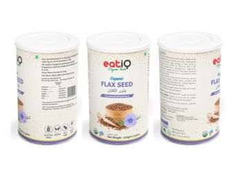 EATIQ ORGANIC FOODS - ORGANIC FLAXSEEDS 100GM