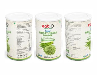 EATIQ ORGANIC FOODS - ORGANIC WHEATGRASS POWDER 100GM