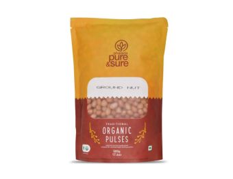 PURE & SURE ORGANIC GROUND NUTS 500GM