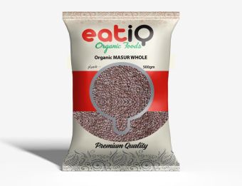 ORGANIC MASUR WHOLE - 500GM