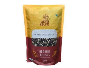 PURE & SURE ORGANIC URAD DAL SPLIT BLACK 500GM