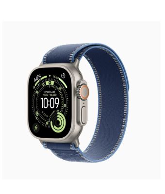 APPLE WATCH ULTRA 3 GPS PLUS CELLULAR 49MM - NATURAL TITANIUM CASE WITH Blue BRIGHT Blue TRAIL LOOP 