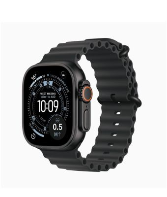 APPLE WATCH ULTRA 3 GPS PLUS CELLULAR 49MM - Black Titanium CASE WITH BLACK OCEAN BAND