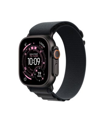 APPLE WATCH ULTRA 3 GPS PLUS CELLULAR 49MM - Black Titanium CASE WITH BLACK ALPINE LOOP LARGE