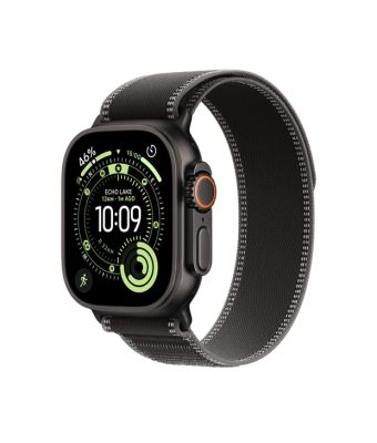 APPLE WATCH ULTRA 3 GPS PLUS CELLULAR 49MM - NATURAL TITANIUM CASE WITH BLACK CHARCOAL TRAIL LOOP M