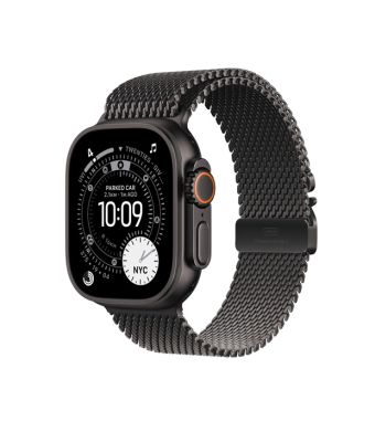 APPLE WATCH ULTRA 3 GPS PLUS CELLULAR 49MM - Black Titanium CASE WITH Black Titanium MILANESE LOOP M