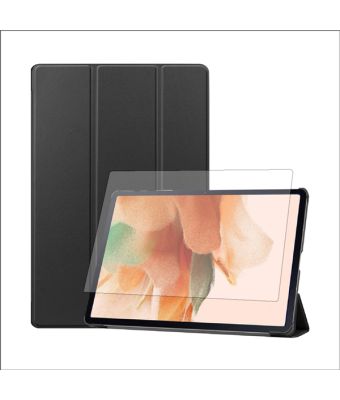 Max & Max Samsung Tab A9 Cover + Tempered Glass (Bundle)