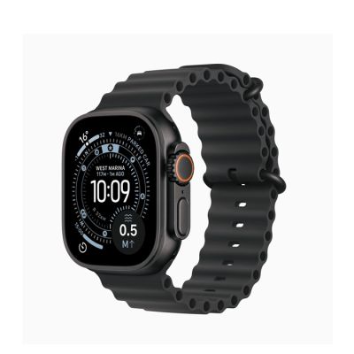 APPLE WATCH ULTRA 3 GPS PLUS CELLULAR 49MM - Black Titanium CASE WITH BLACK OCEAN BAND