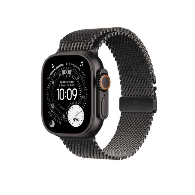 APPLE WATCH ULTRA 3 GPS PLUS CELLULAR 49MM - Black Titanium CASE WITH Black Titanium MILANESE LOOP M