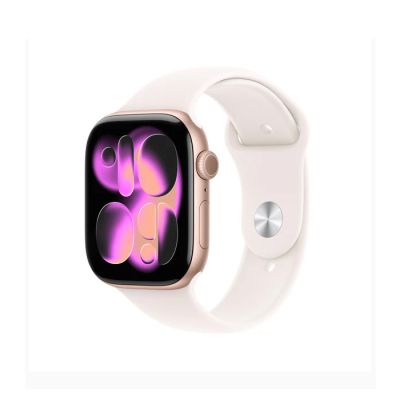 APPLE WATCH SERIES 11 GPS 42MM - ROSE GOLD ALUMINIUM CASE WITH LIGHT BLUSH SPORT BAND S M