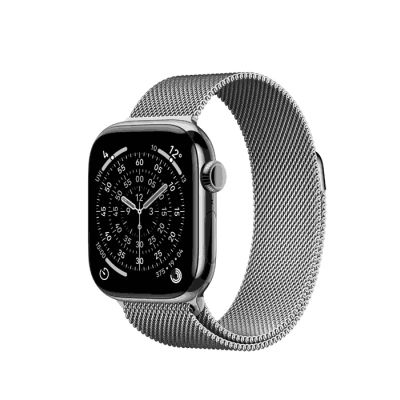 APPLE WATCH SERIES 11 GPS PLUS CELLULAR 42MM - NATURAL TITANIUM CASE WITH NATURAL MILANESE LOOP 