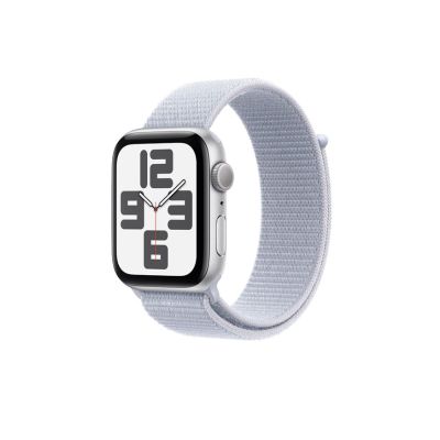 Apple WATCH SE GPS 40MM SILVER ALUMINIUM CASE WITH BLUE CLOUD SPORT LOOP