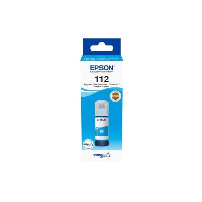 Epson 112 EcoTank Pigment Ink Bottle | Color Cyan