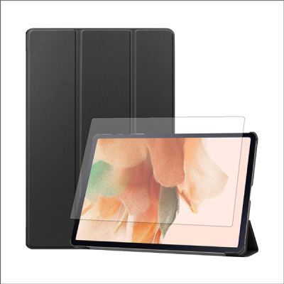 Max & Max Samsung Tab A9 Cover + Tempered Glass (Bundle)