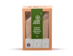 PURE & SURE ORGANIC GREEN BANANA FLOUR 500GM