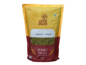 PURE & SURE ORGANIC GREEN GRAM WHOLE 500GM
