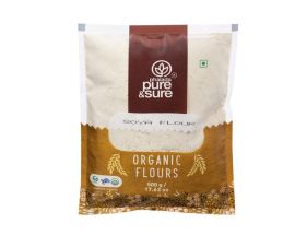 PURE & SURE  ORGANIC SOYA FLOUR 1KG